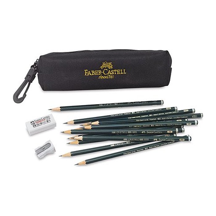 FABER-CASTELL 9000 Bleistift 7B grün, 1 St.