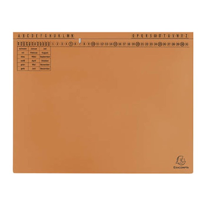 Exacompta Hängehefter Exaflex Karton orange DIN A4 1x Amtsheftung / kaufmännische Heftung, 25 St.