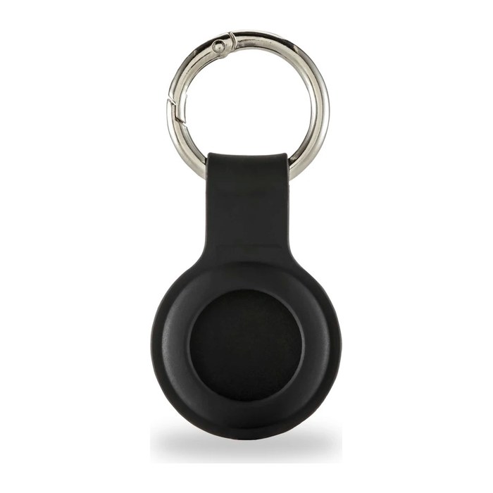 hama Schlüsselanhänger Apple AirTag Halterung Fantastic Feel schwarz