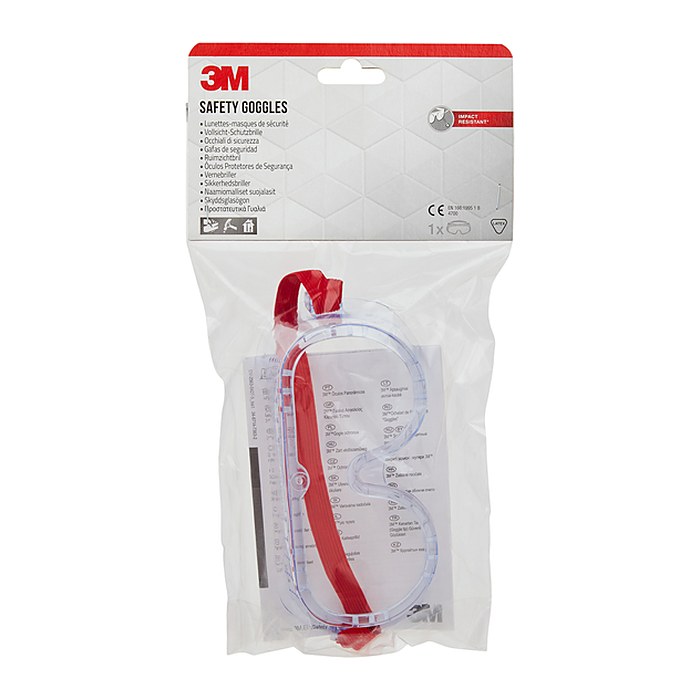 3M Schutzbrille Classic 4700 rot, 1 St.