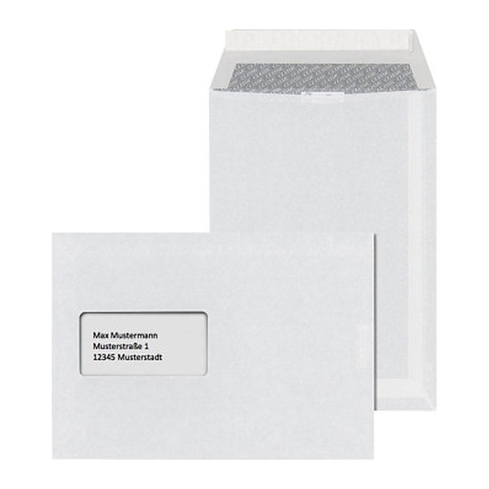 ÖKI Versandtaschen DIN C5 mit Fenster weiß 500 St.