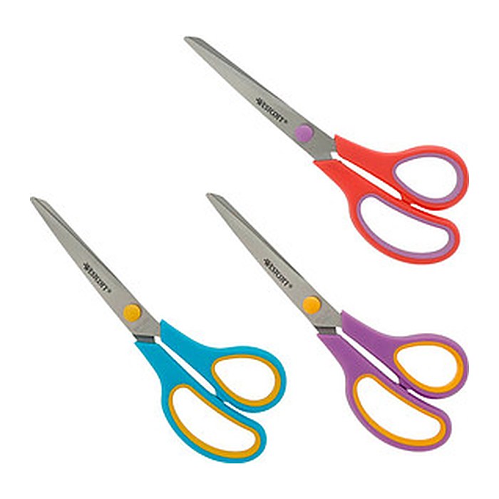 WESTCOTT Papierscheren-Set Easy Grip, 3 St.