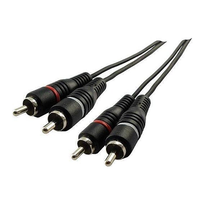Schwaiger Audiokabel Cinch Audioverbindung 5m Schwarz