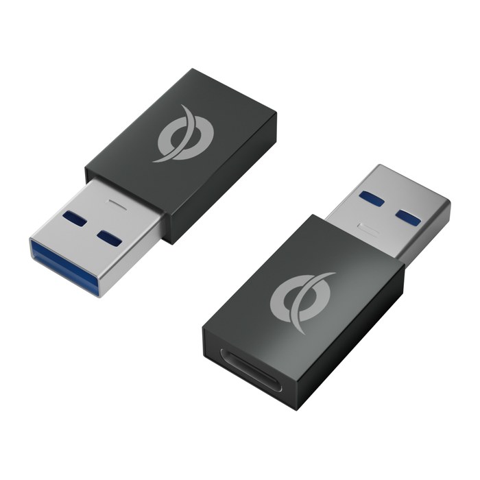 CONCEPTRONIC Adapter USB-A3.0->USB-C3.2 2Stk 10Gbs OTG gr