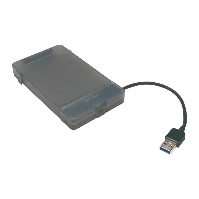 Logilink Adapter USB 3.0 auf 2,5" SATA mit Schutzhülle,schw.