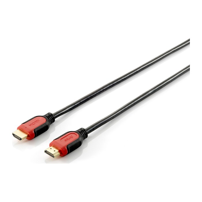 Equip HDMI HS Ethernet 2.0 18Gbps 4K/60Hz 3.00m rt/sw Polybeutel