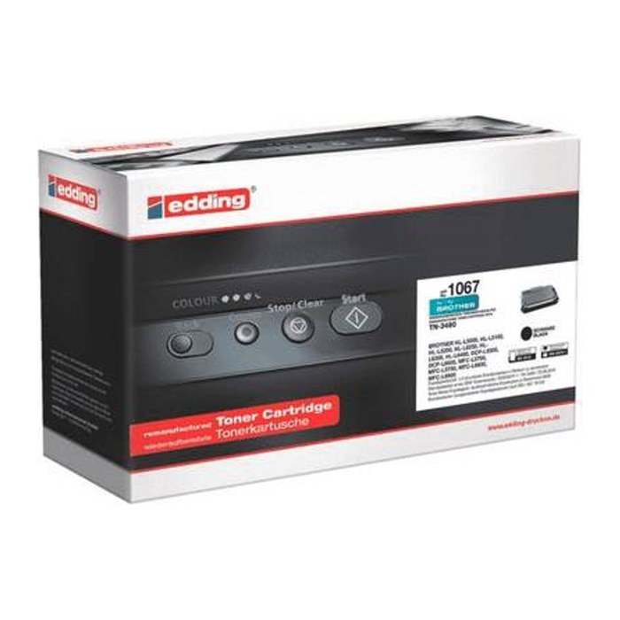edding EDD-1067 schwarz Toner kompatibel zu brother TN-3480