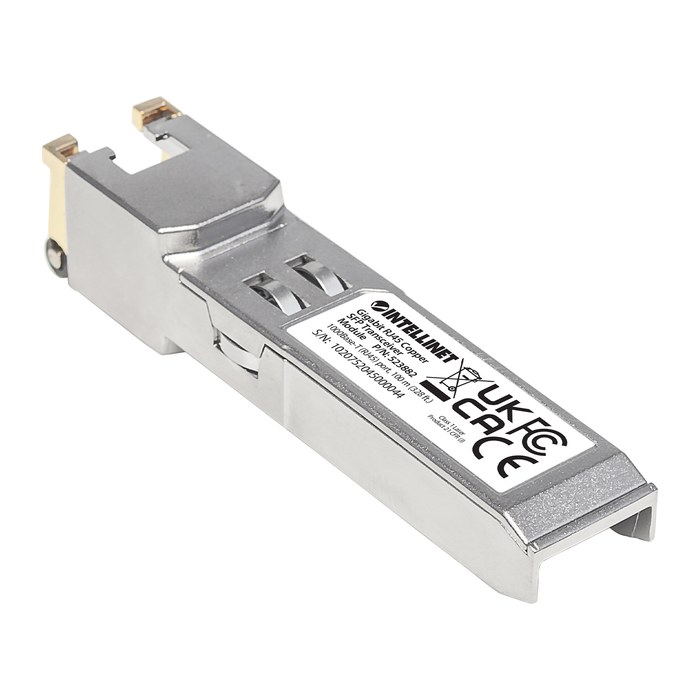 INTELLINET Gigabit SFP Tranceiver RJ45 1000Base Mini Gbic