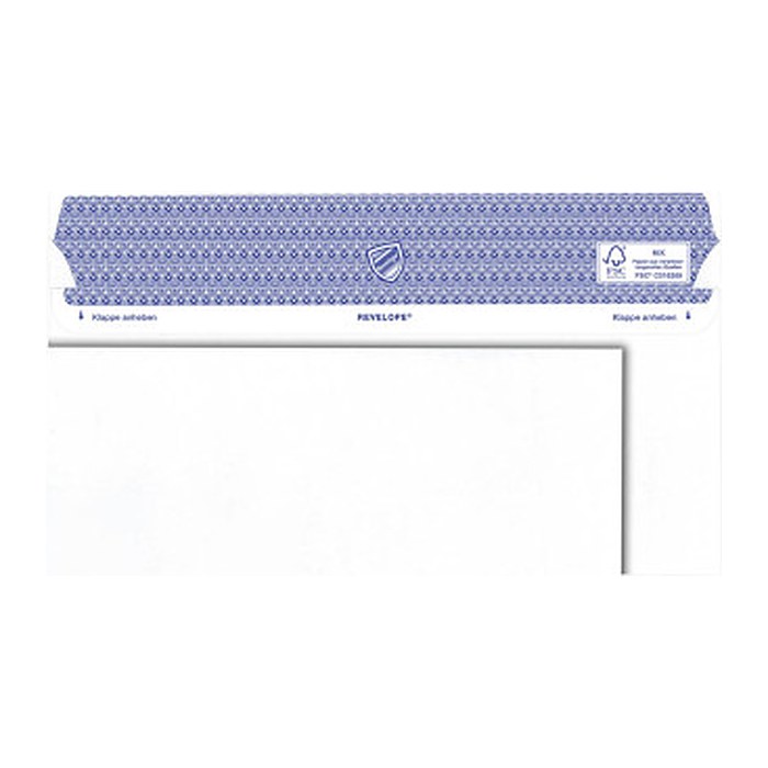MAILmedia Briefumschläge Revelope® Professional DIN lang+ ohne Fenster offset weiß selbstklebend 500 St.