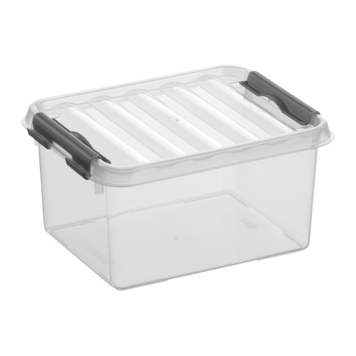 sunware Q-line Aufbewahrungsbox 2,0 l transparent 20,0 x 15,0 x 10,0 cm, 1 St.