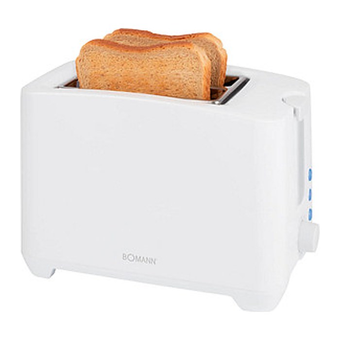 BOMANN TA 6065 CB Toaster weiß