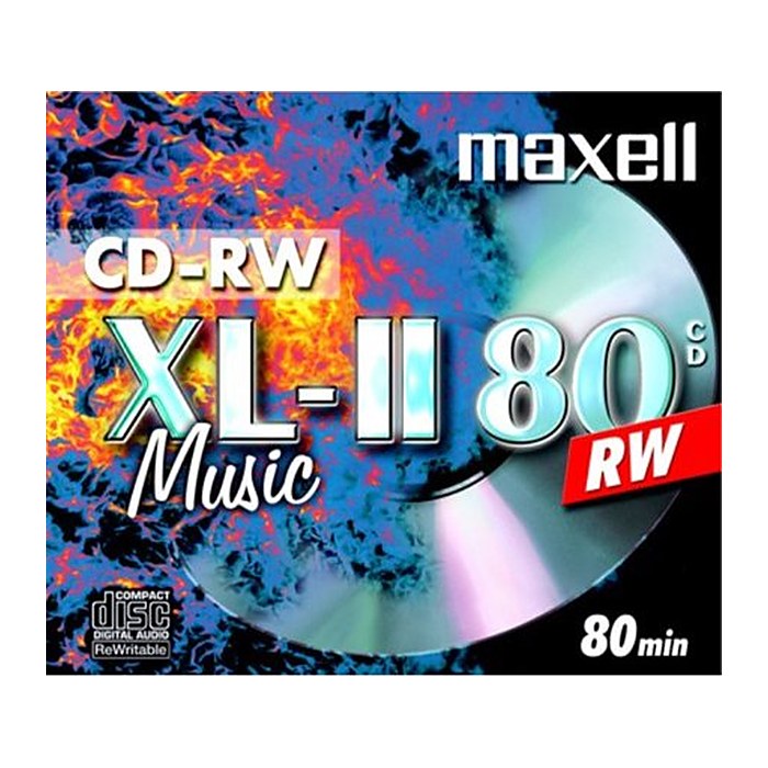 Maxell CD-RW 80 Maxell Audio, JewelCase, 1 piece