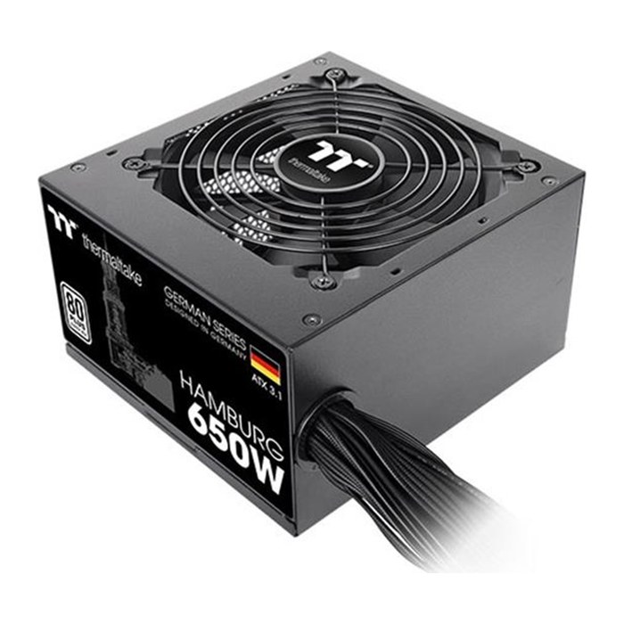 Netzteil Thermaltake Hamburg 650W ATX3.1 80+ Black retail