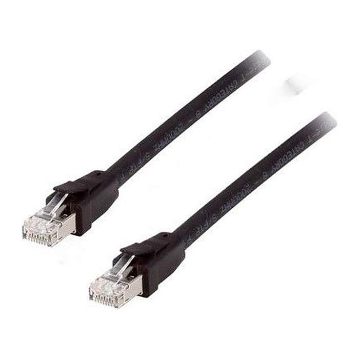 Equip Patchkabel Cat8.1 S/FTP 2xRJ45 0.50m schwarz LSZH Polybeutel