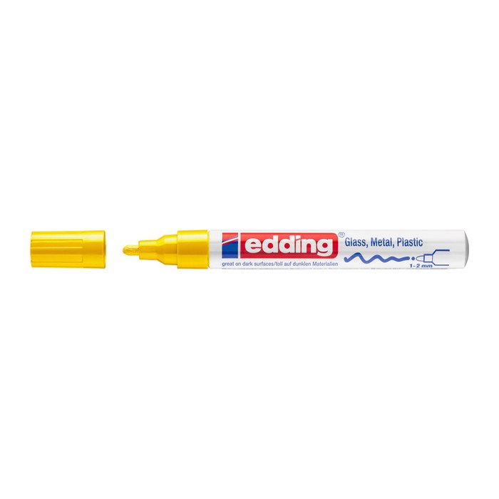 edding 751 creative Lackmarker gelb 1,0 - 2,0 mm, 1 St.