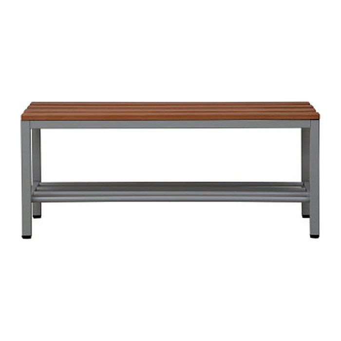 Gürkan Schuhbank 107184 grau, buche Holz 100,0 cm