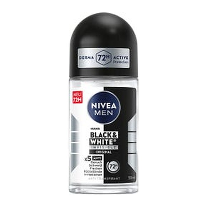 NIVEA MEN Black & White Invisible Original Deo-Roller 50,0 ml