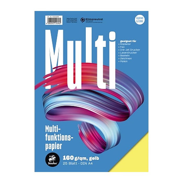 Staufen® Kopierpapier gelb DIN A4 160 g/qm 25 Blatt