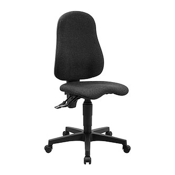 Topstar Bürostuhl Ortho Point, PO90G22 Stoff anthrazit, Gestell schwarz