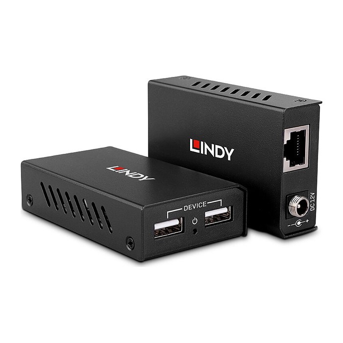 LINDY 100m 2 Port USB 2.0 Cat.6 Extender