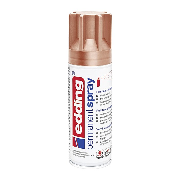 edding 5200 Acrylspray Sprühfarbe edles Kupfer, 1 St.