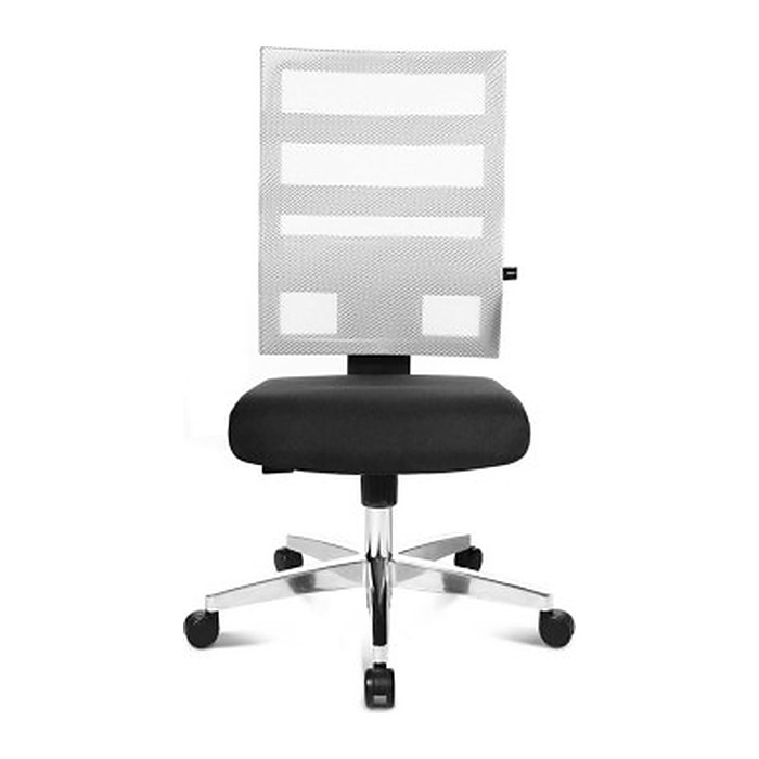 Topstar Bürostuhl X-Pander, 9590T203 Stoff schwarz, Gestell alu