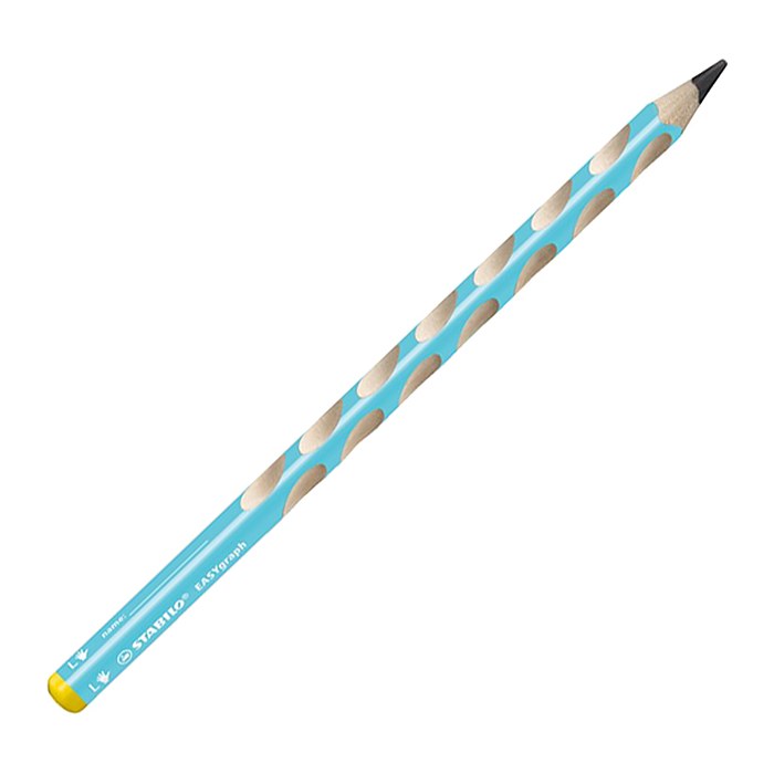 STABILO EASYgraph Linkshänder-Bleistifte HB hellblau, 6 St.