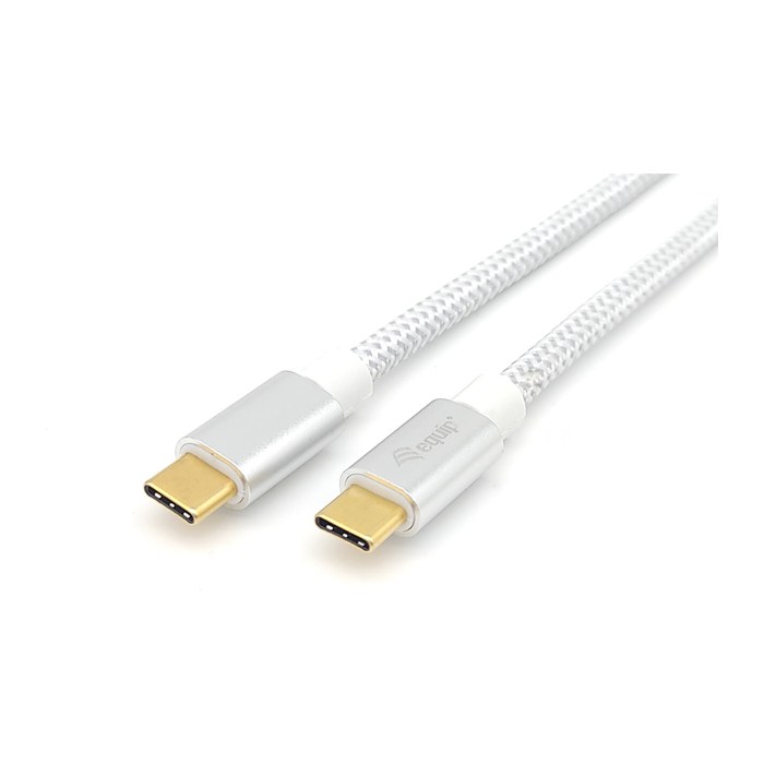 Equip Kabel USB-C3.2->C Gen2 4K PD100W St/St 0.50m weiß