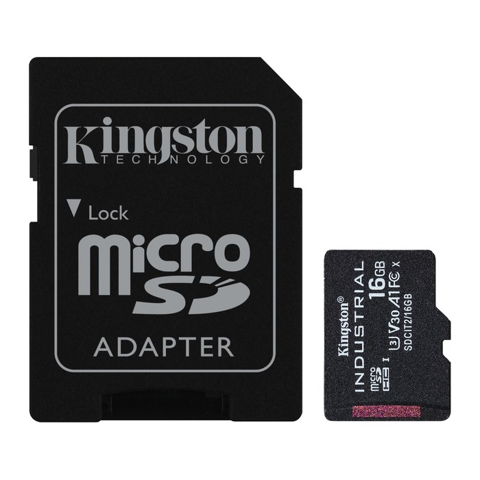 SD MicroSD Card 16GB Kingston SDHC (Class10) w.A A1 retail