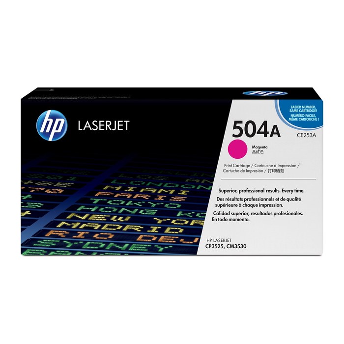 HP 504A (CE253A) magenta Tonerkartusche