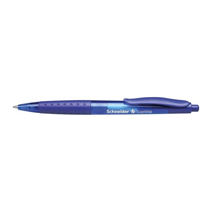 Schneider Kugelschreiber Suprimo blau/transparent, Schreibfarbe: blau, 1 St.
