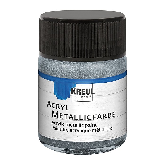 KREUL Acrylfarbe silber 50,0 ml, 1 St.