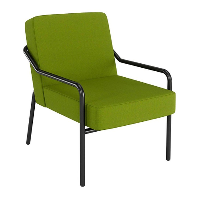 medso powered by PAPERFLOW Sessel MEDSO M grün schwarz Kunststoff 58,0 x 74,3 x 73,6 cm, 1 St.