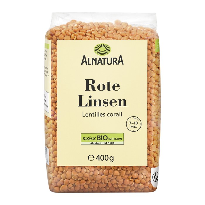 ALNATURA Bio Rote Linsen 400,0 g, 1 St.