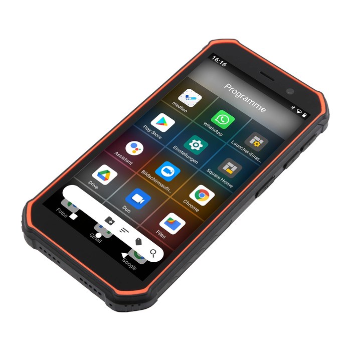 Olympia Smartphone TREK Outdoor/IP68 sw/or