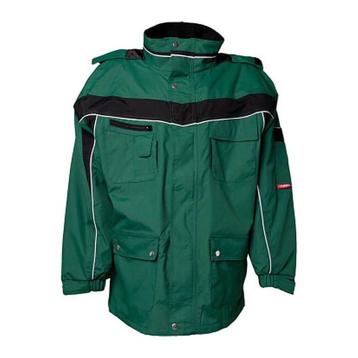 PLANAM® unisex Winterjacke PLALINE grün, schwarz Größe 2XL