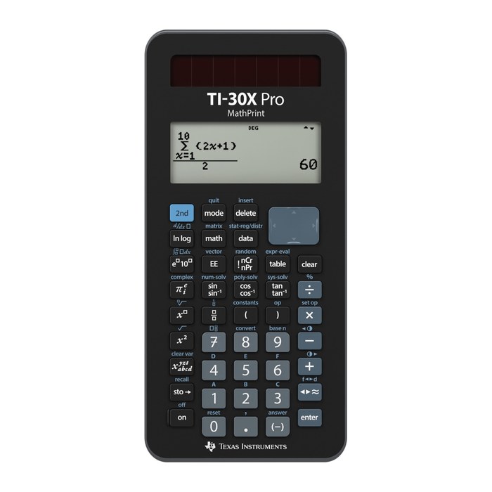 TEXAS INSTRUMENTS TI-30X Pro MathPrint™ Wissenschaftlicher Taschenrechner schwarz