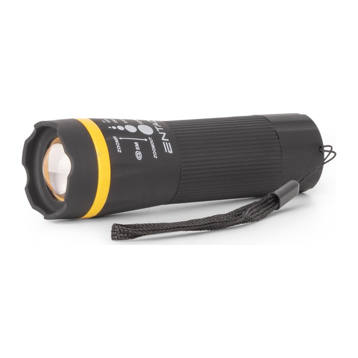Entac Taschenlampe Zoom Kunststoff (Thekendisplay 24 Stück)