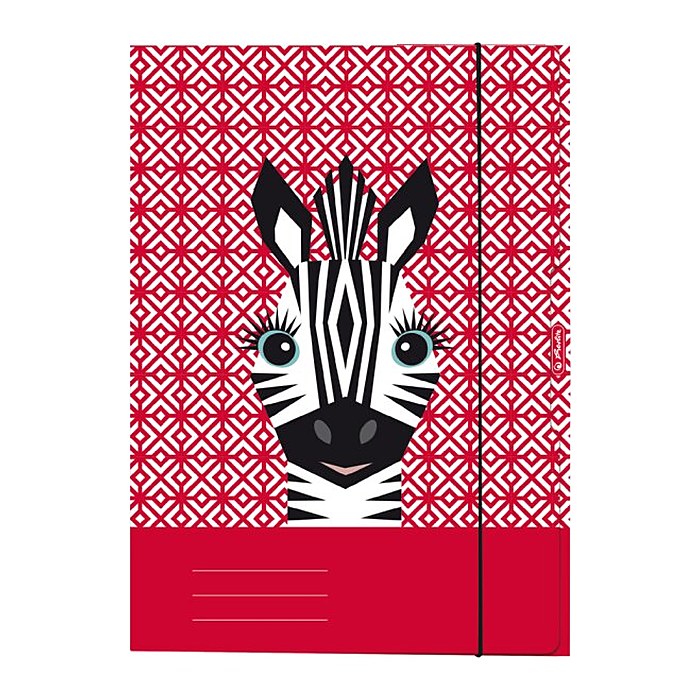 herlitz Sammelmappe Cute Animals DIN A4 Zebra, 1 St.