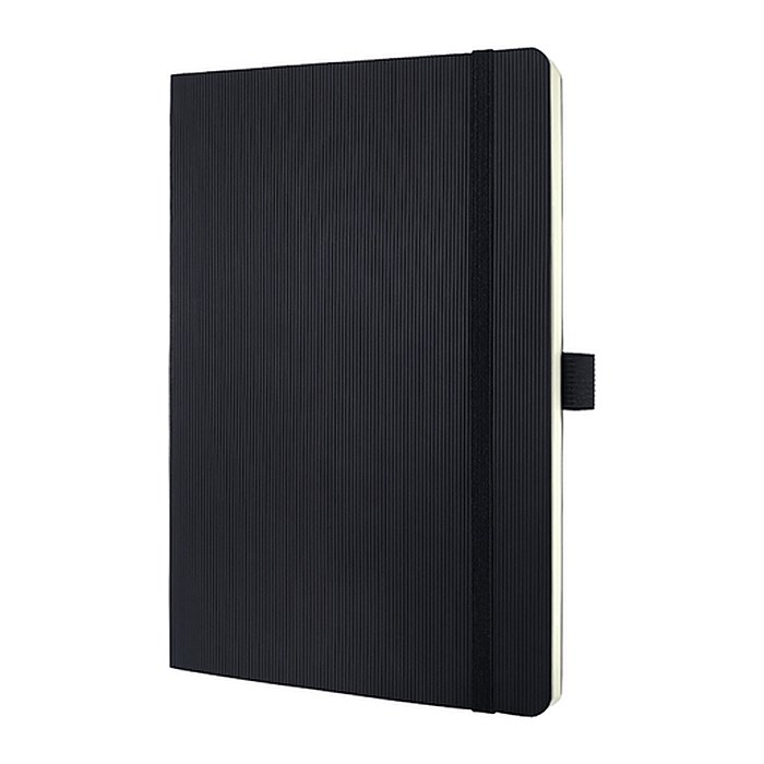 SIGEL Notizbuch Conceptum ca. DIN A5 blanko, schwarz Softcover 194 Seiten, 1 St.