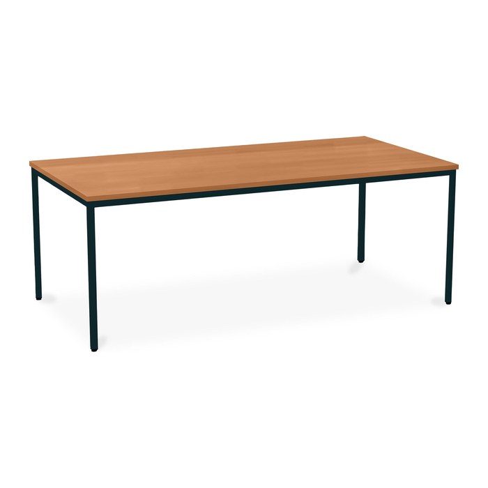 Besprechungstisch in verschiedenen Größen – G: Tiefschwarz (2000 x 1000 x 750 mm)
