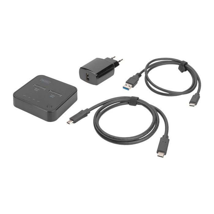 DIGITUS Docking Station USB-C 2 x M.2 NVMe SSD, Klonfunktion