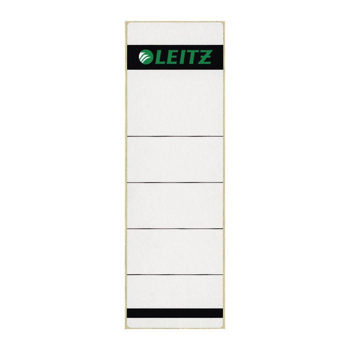 LEITZ Ordneretiketten 1642 grau für 8,0 cm Rückenbreite, 10 St.