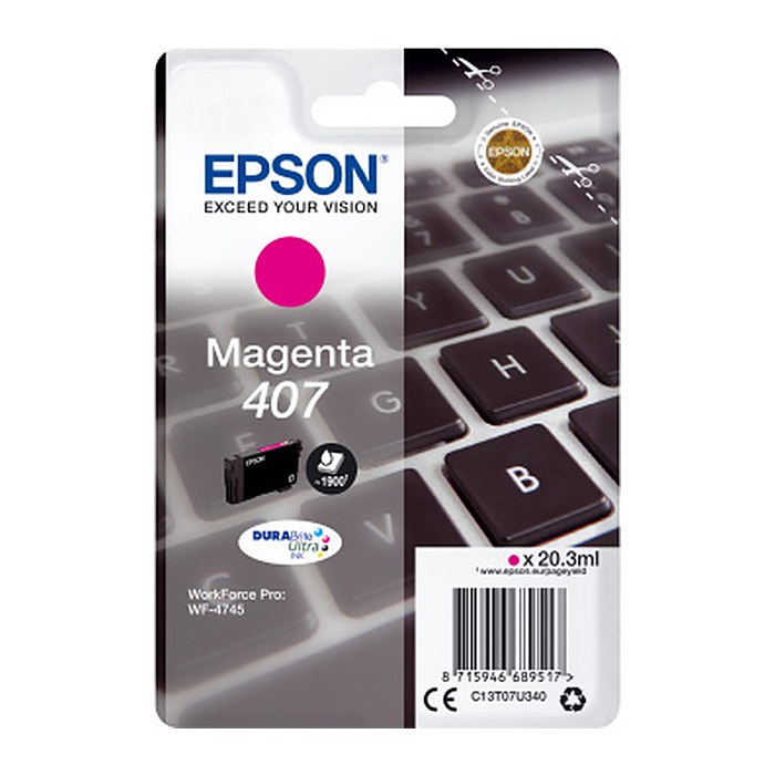 EPSON 407 / T07U3 (Tastatur) magenta Druckerpatrone