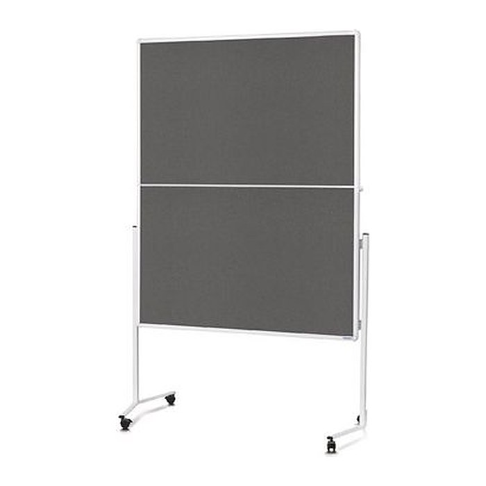 magnetoplan Moderationswand 120,0 x 150,0 cm dunkelgrau
