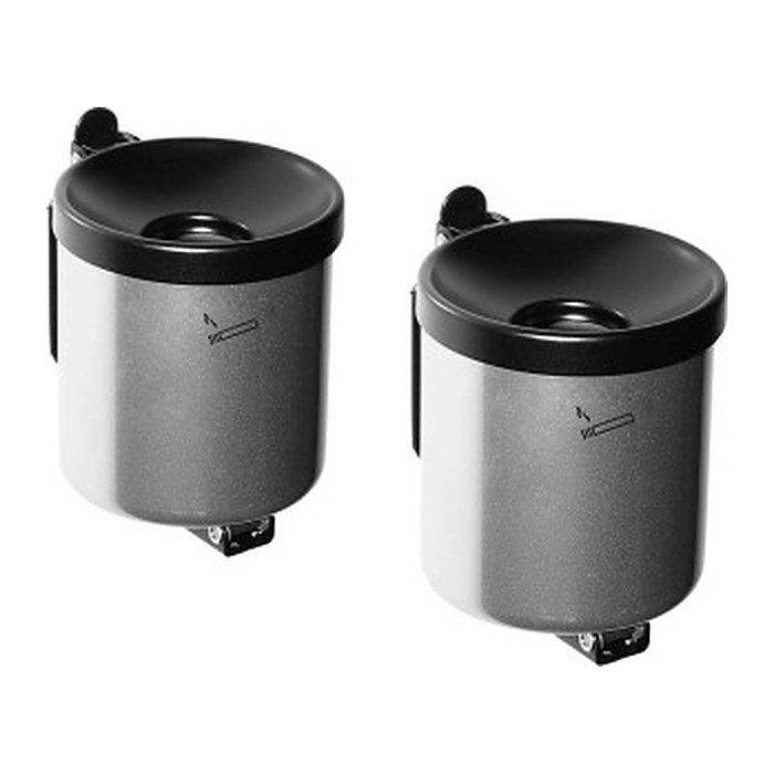 TKG Rondo junior Wandaschenbecher silber, 2 St.