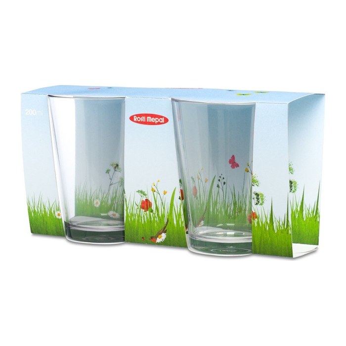 MEPAL Trinkgläser Flow 200,0 ml, 2 St.