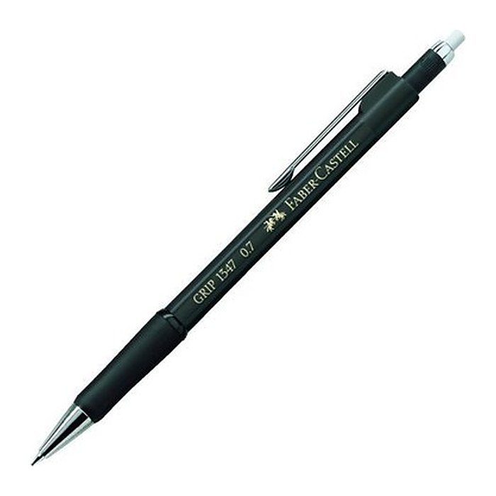 FABER-CASTELL GRIP 1347 Druckbleistift schwarz B 0,7 mm, 1 St.