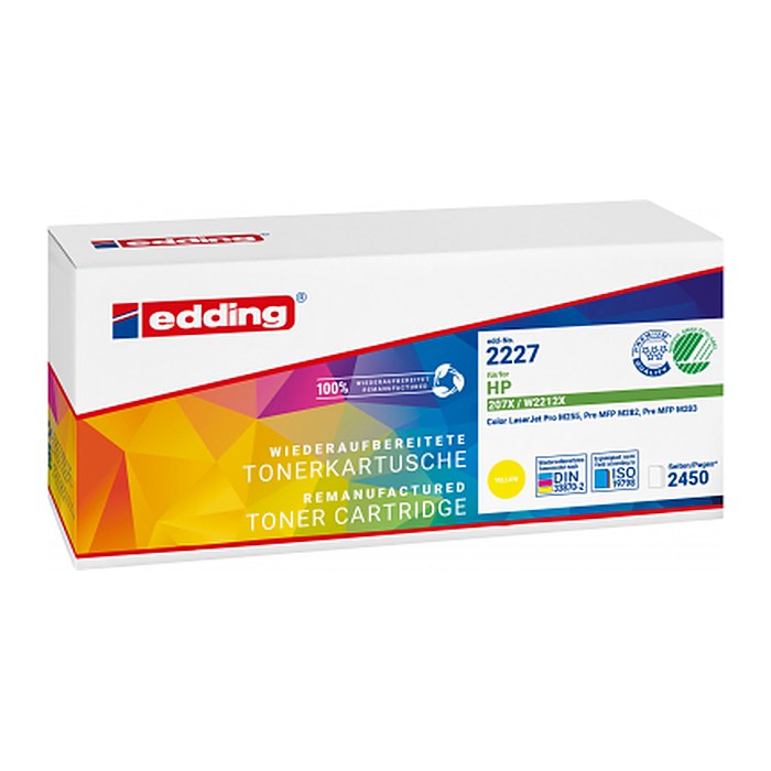 edding EDD-2227  gelb Toner kompatibel zu HP 207X (W2212X)