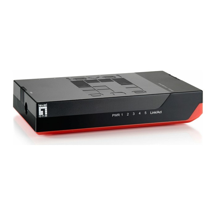 LevelOne Switch 5xGE unmanaged Plastik